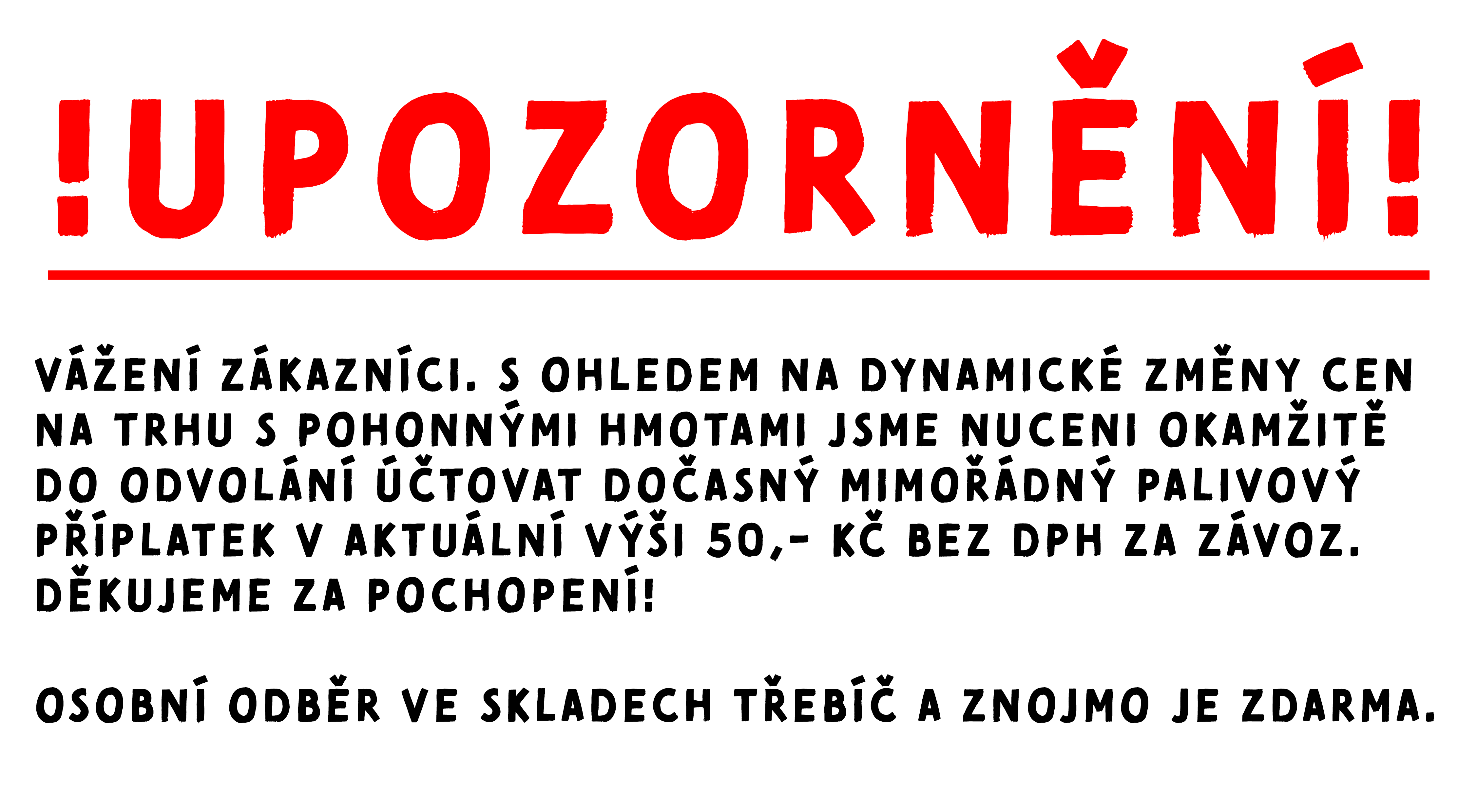 Upozornění
